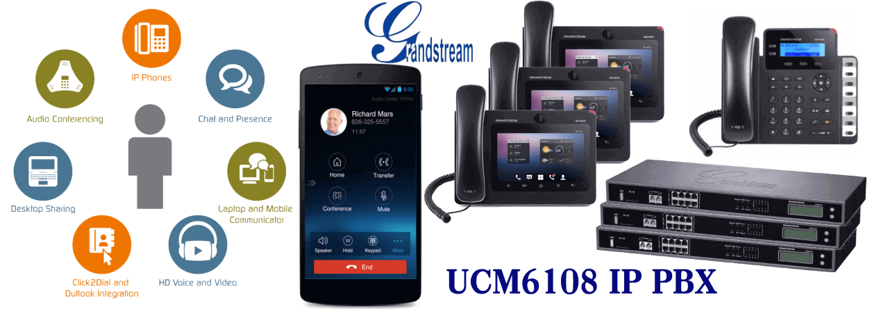 Grandstream UCM6108 IP PBX