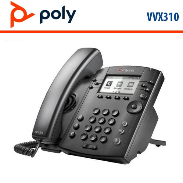 Poly VVX310 Gigabit 6 Line VoIP Phone Nigeria